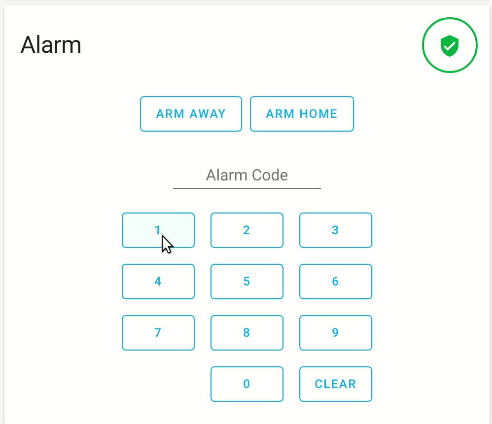 alarm card