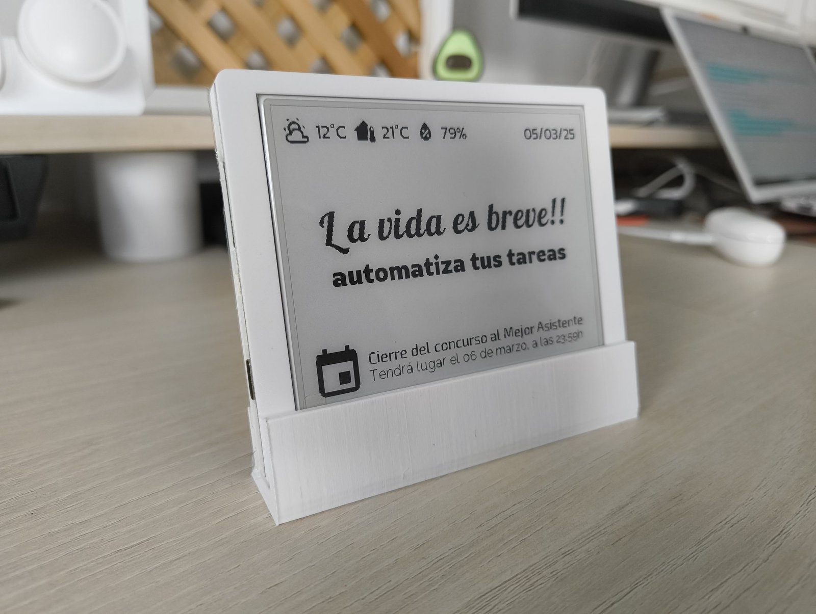 Soporte CrowPanel ESP32 4.2” E-paper