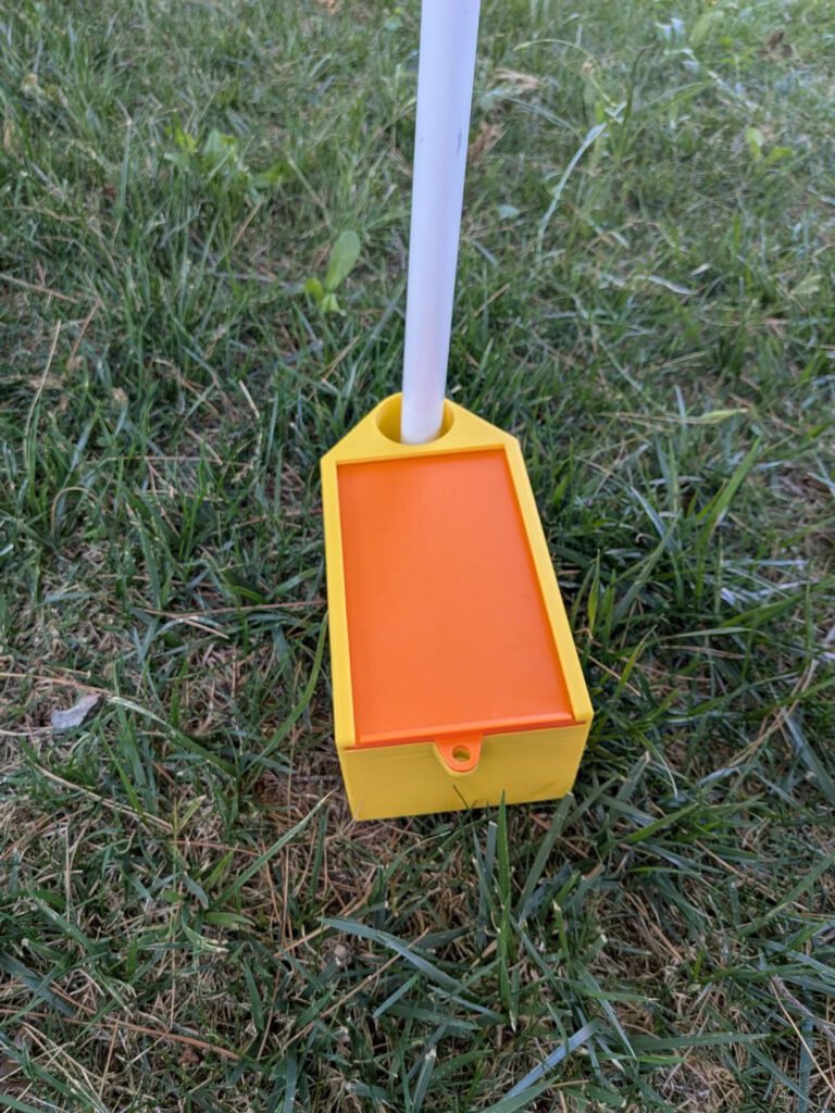 Caja fuerte para sombrilla