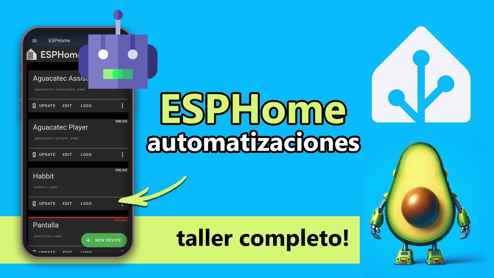 ESPHome, Automatizaciones
