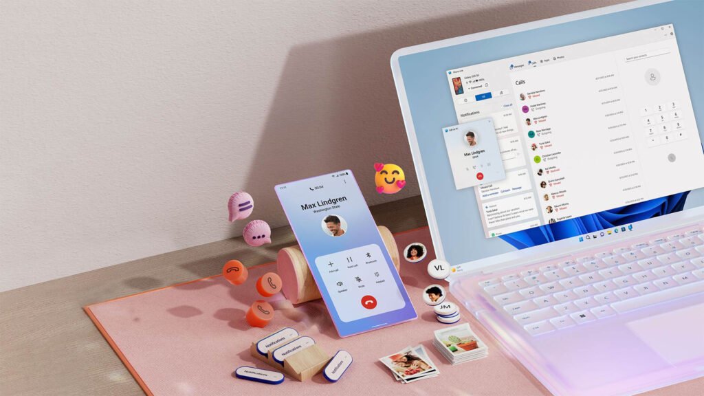 Enlazar tu teléfono con tu PC